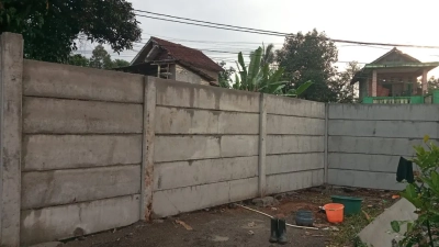 Pagar Beton Minimalis Modern