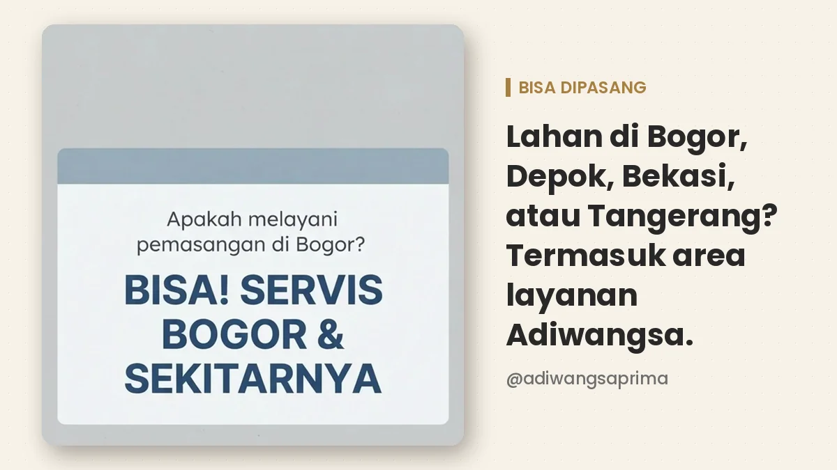 Jawaban area layanan pagar panel beton di Bogor dan sekitarnya