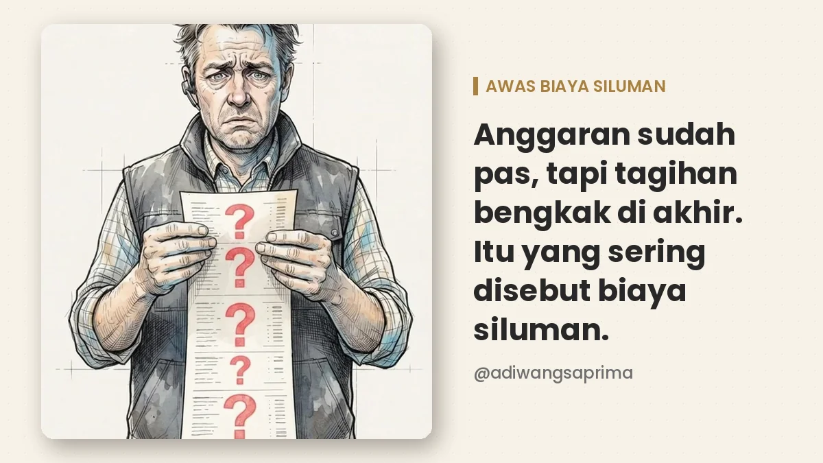 Awas biaya siluman pagar panel beton: anggaran pas tagihan bengkak