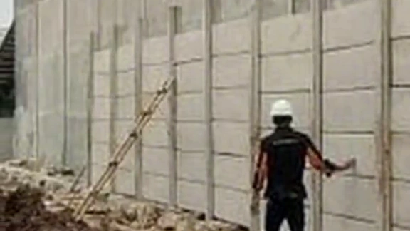 pagar panel beton pabrik